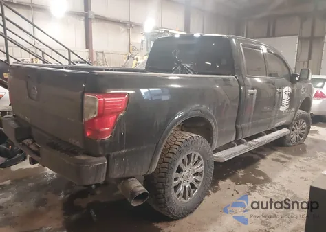 2016 Nissan Titan Xd Platinum Reserve Diesel из США, поврежденный, VIN 1N6BA1F4XGN517435